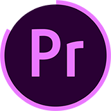 logo Premiere Pro rond